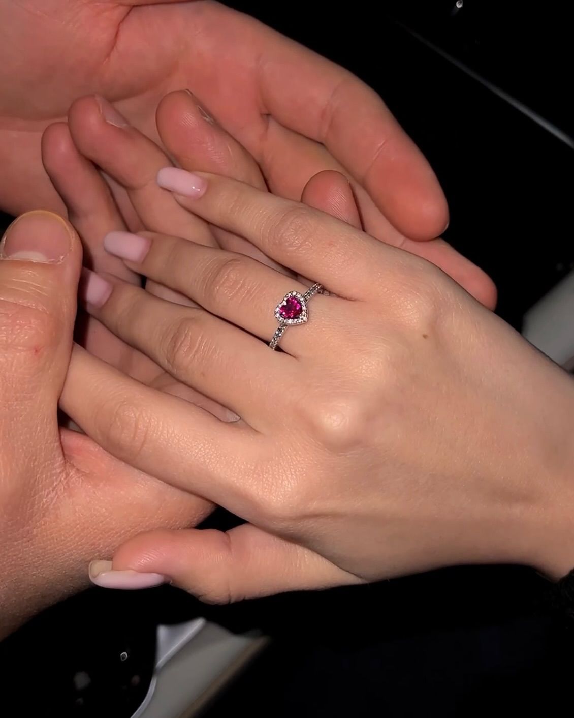 Anillo de Promesa Corazon + Box de regalo