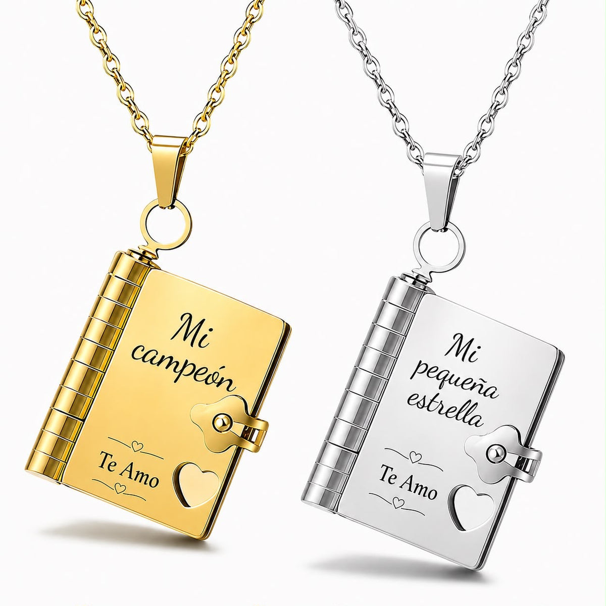 Collar Libro Personalizado “Historia de Amor”