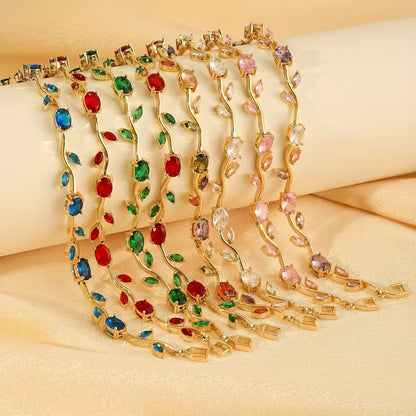 “Tulipan con circones” Pulsera exclusiva + box de regalo