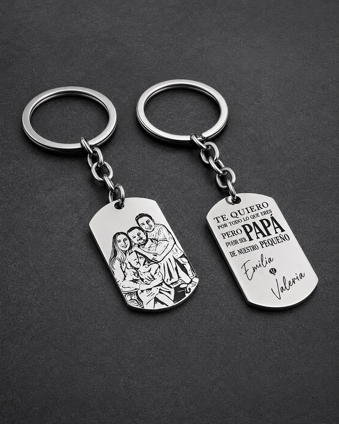 "Mi Héroe” Accesorios Personalizados Para Papá + Box de Regalo