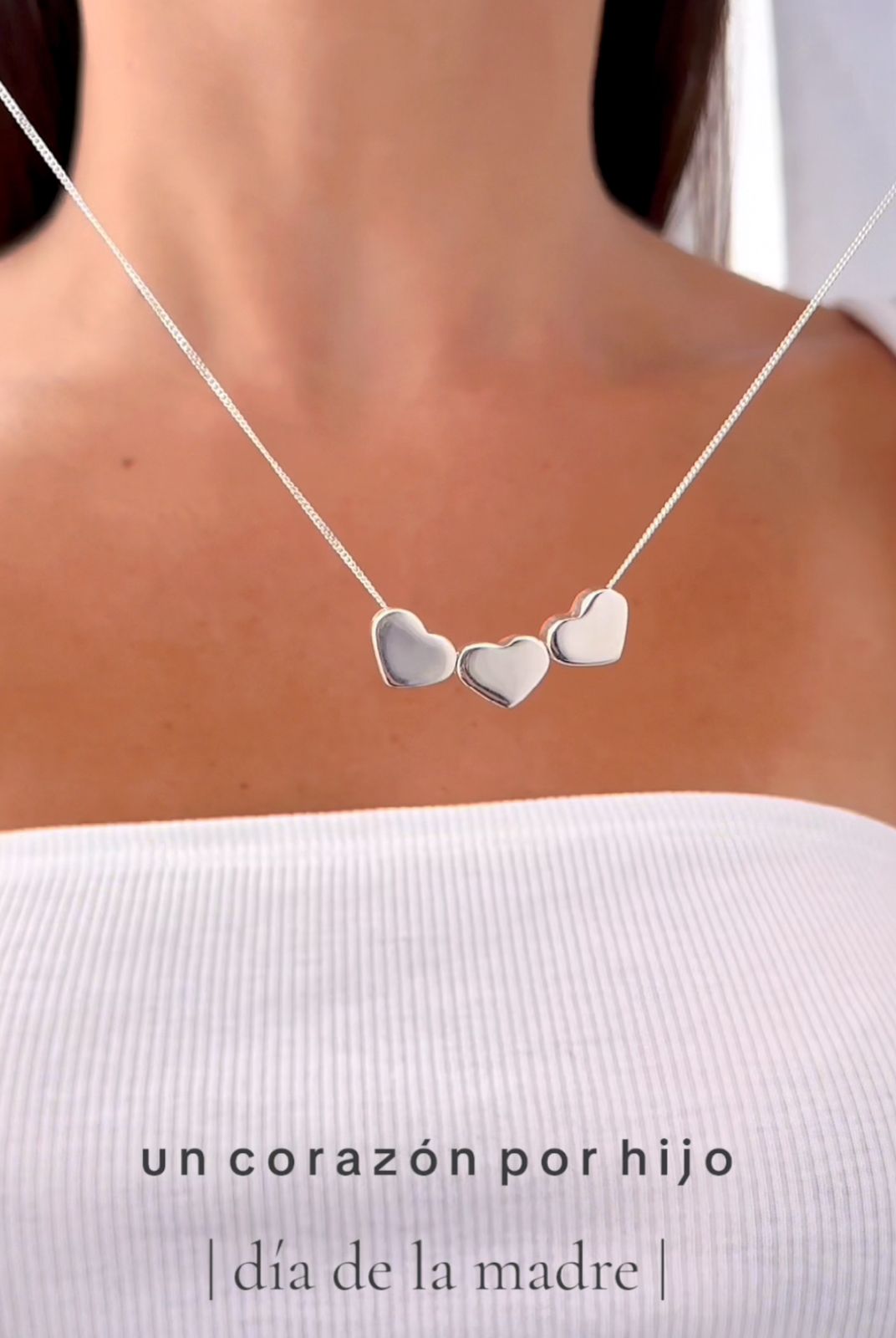 Collar Corazones de Mamá - Un corazón por cada Hijo