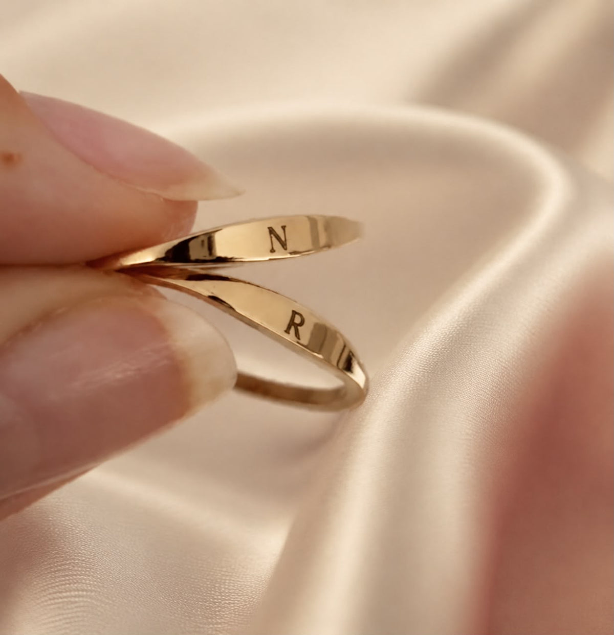 “Nuestra Promesa” Pack de 2 Anillos personalizados + Acta de promesa