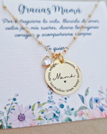 "Amor Eterno" Collar Personalizado para Mamá